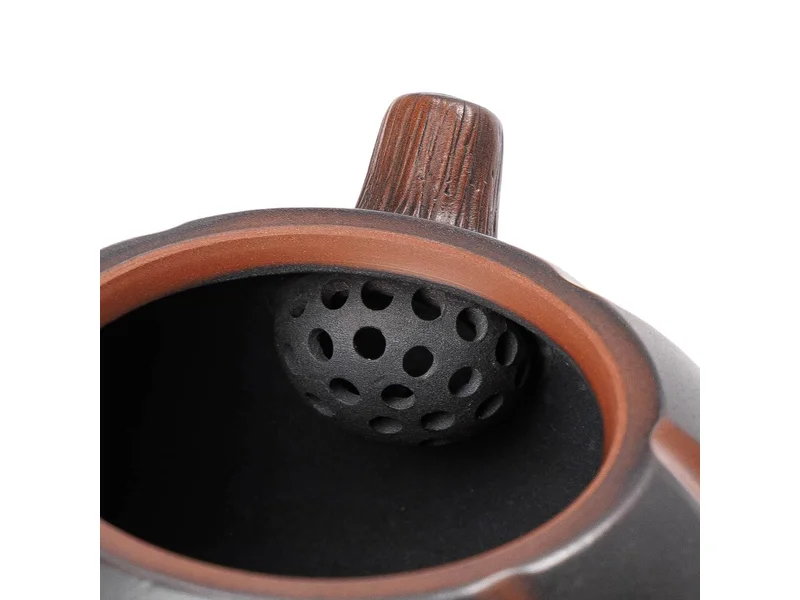 Чайник 95 мл "Гарбуз. Глибокий тон", цзяньшуйська кераміка, майстер Янь Сяосі - 7