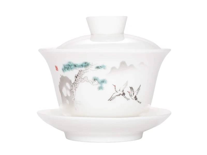 Гайвань 170 мл "Танец журавлей", фарфор - 1