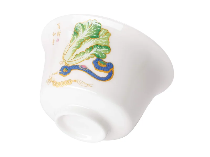 Гайвань 170 мл "Золота капуста" порцеляна - 6