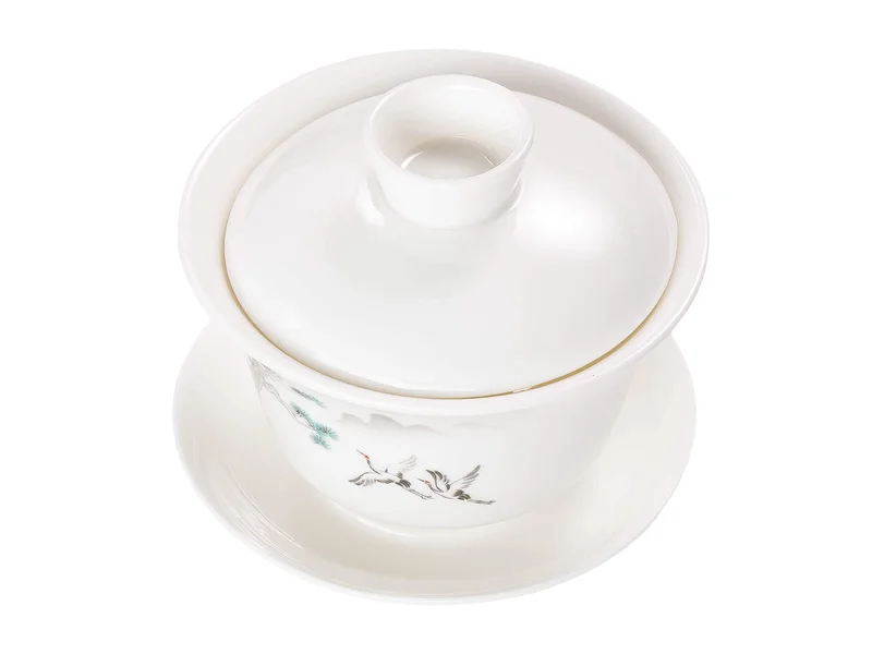 Гайвань 170 мл "Танец журавлей", фарфор - 2