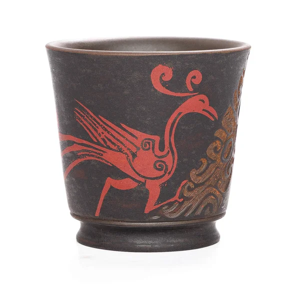 Піала 50 мл "Сузаку", цзяньшуйська кераміка, майстер Чень Цімін - 2