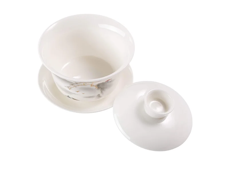 Гайвань 170 мл "Скальная беседка", фарфор - 3