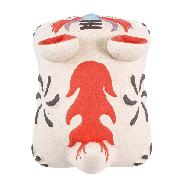 Чайный питомец "Красноухий тигр", исинская глина, ручная работа - 3