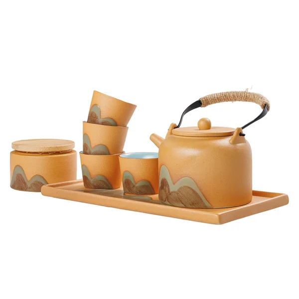 Чайний набір "Нефритові гори", пісочний - 3