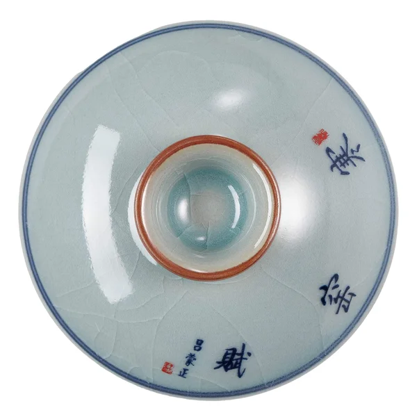 Гайвань 160 мл "Сутра серця", цинхуа, фарфор з Цзиндечжень - 7