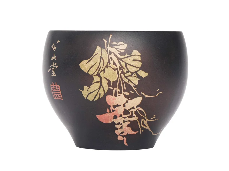 Піала 140 мл "Лінчжі", цзяньшуйська кераміка, майстер Нун Бінцзе - 3