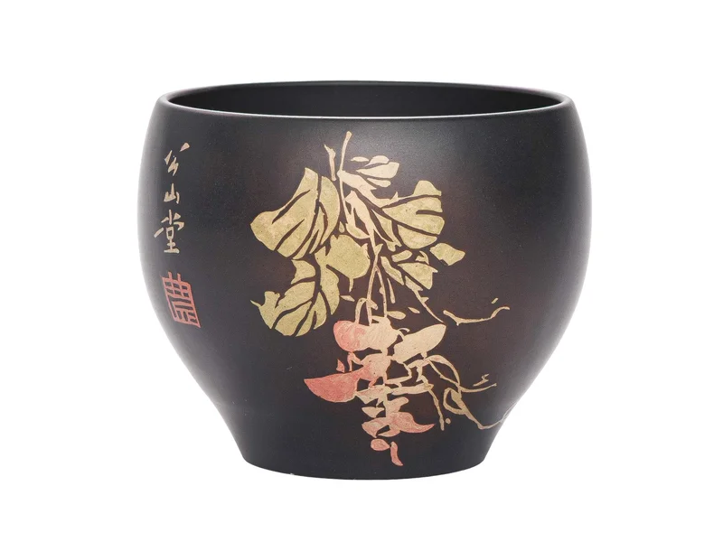 Піала 140 мл "Лінчжі", цзяньшуйська кераміка, майстер Нун Бінцзе