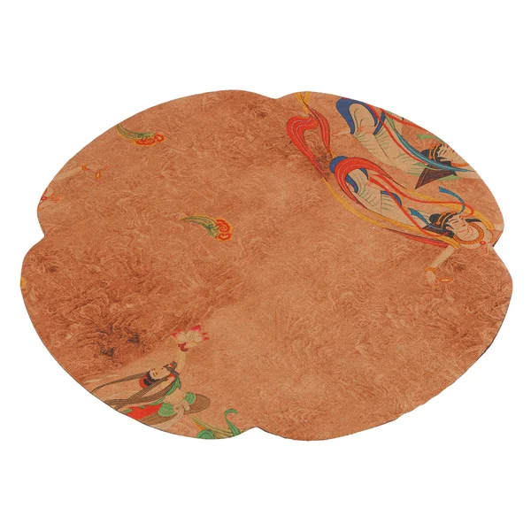 Коврик Ганьпао «Летающие апсары» 33х33 см - 2