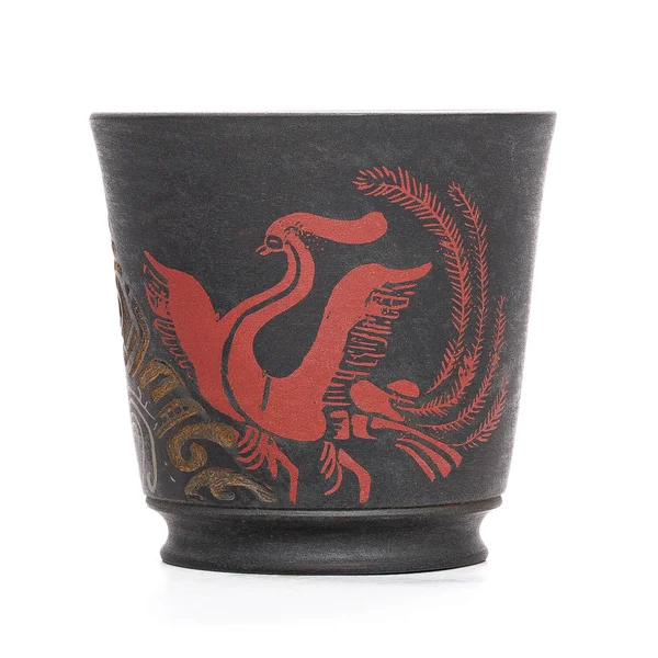 Піала 50 мл "Фенікс", цзяньшуйська кераміка, майстер Чень Цімін - 1