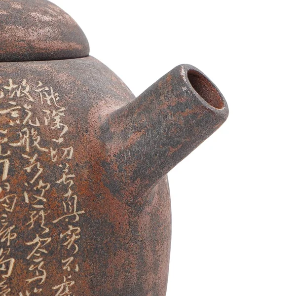 Чайник 180 мл "Сутра сердца", цзяньшуйская керамика, мастер Гу Цзингуан - 10