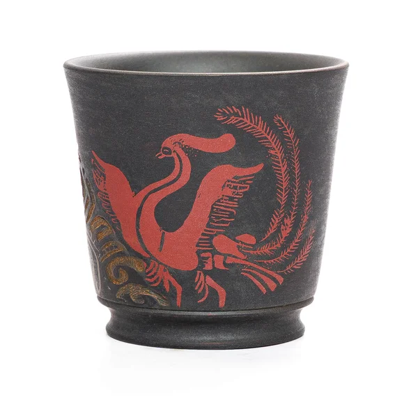 Піала 50 мл "Фенікс", цзяньшуйська кераміка, майстер Чень Цімін - 2