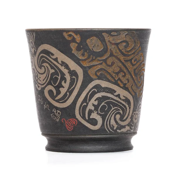 Піала 50 мл "Фенікс", цзяньшуйська кераміка, майстер Чень Цімін - 3