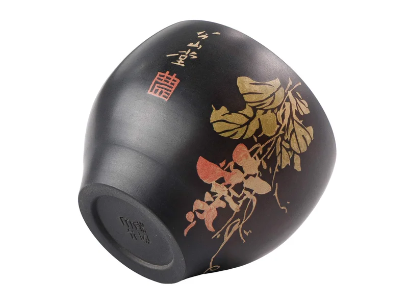 Піала 140 мл "Лінчжі", цзяньшуйська кераміка, майстер Нун Бінцзе - 10