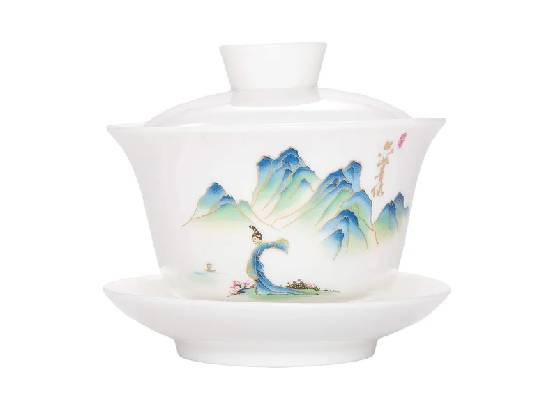 Гайвань 170 мл "Изумрудные склоны", фарфор - 1