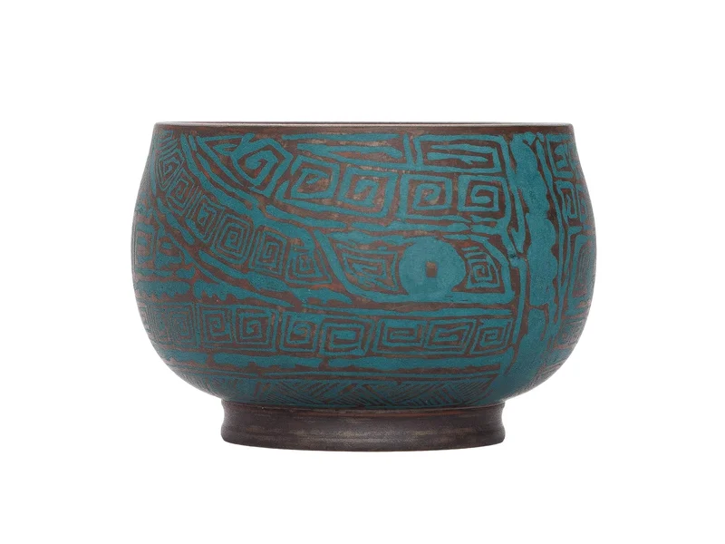 Пиала 110 мл "Таоте", цзяньшуйская керамика, мастер Нун Бинцзе - 3