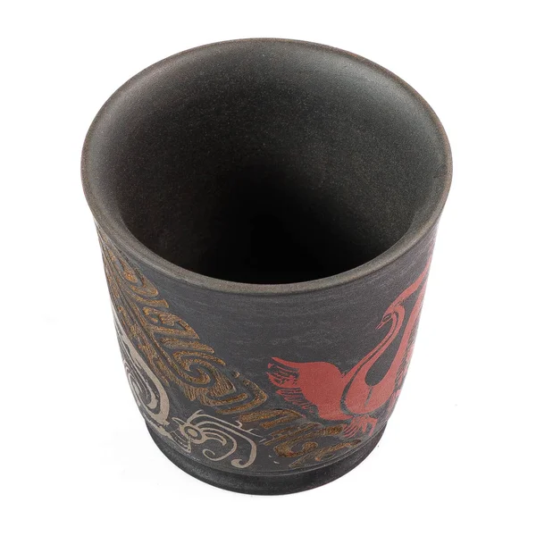 Піала 50 мл "Фенікс", цзяньшуйська кераміка, майстер Чень Цімін - 4