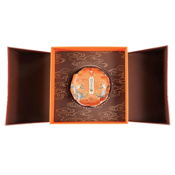 Шу пуер "Золото Царя Драконів" Менхай Да І - колекційний випуск - 2