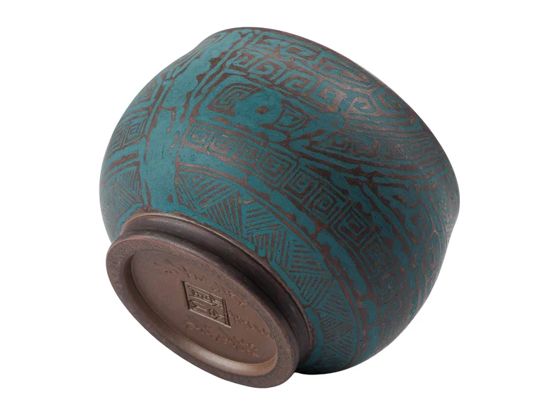 Пиала 110 мл "Таоте", цзяньшуйская керамика, мастер Нун Бинцзе - 9