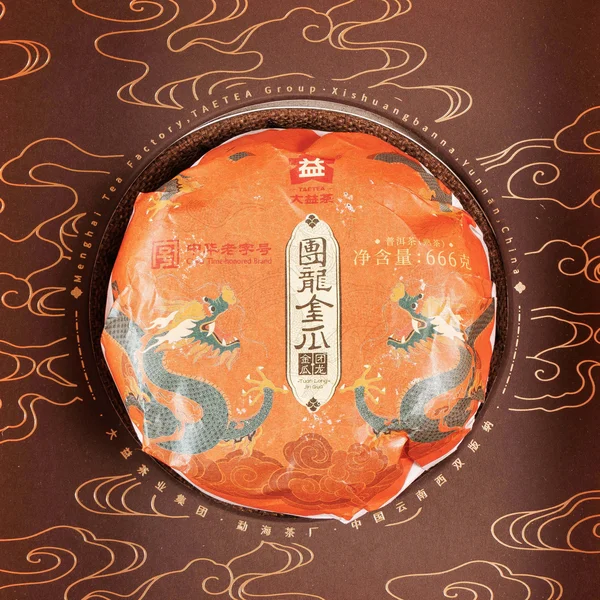 Шу пуер "Золото Царя Драконів" Менхай Да І - колекційний випуск - 4