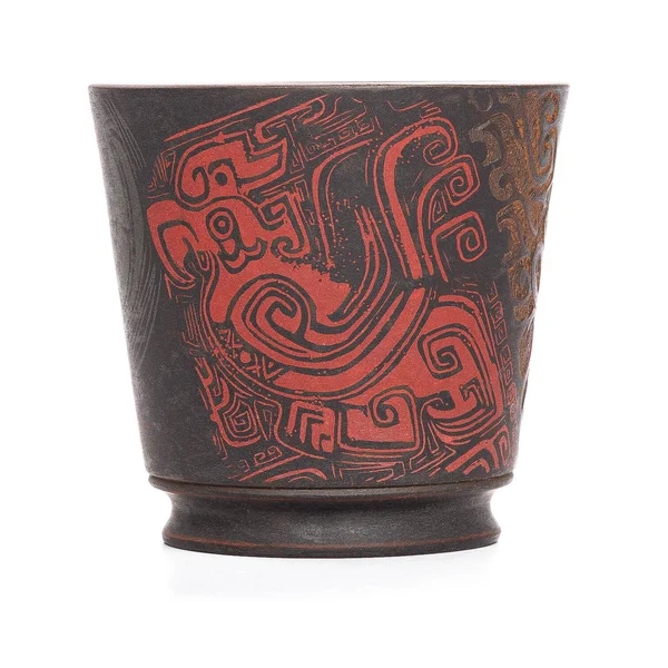 Піала 50 мл "Папуга", цзяньшуйська кераміка, майстер Чень Цімін - 1