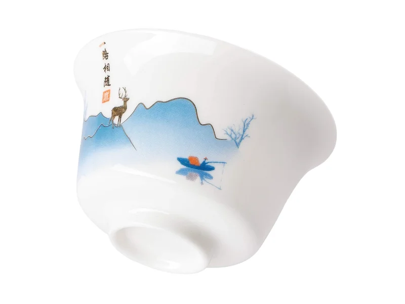 Гайвань 170 мл "Синие горы", фарфор - 6