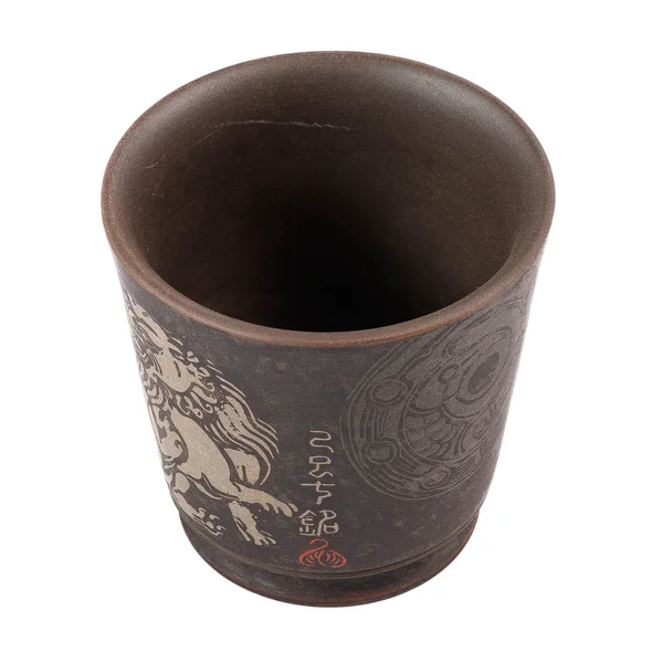 Піала 50 мл "Папуга", цзяньшуйська кераміка, майстер Чень Цімін - 4