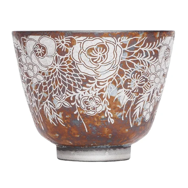 Піала 100 мл "Срібні квіти", кераміка - 1