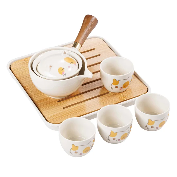 Дорожній набір посуду "Щасливий кіт" - 2