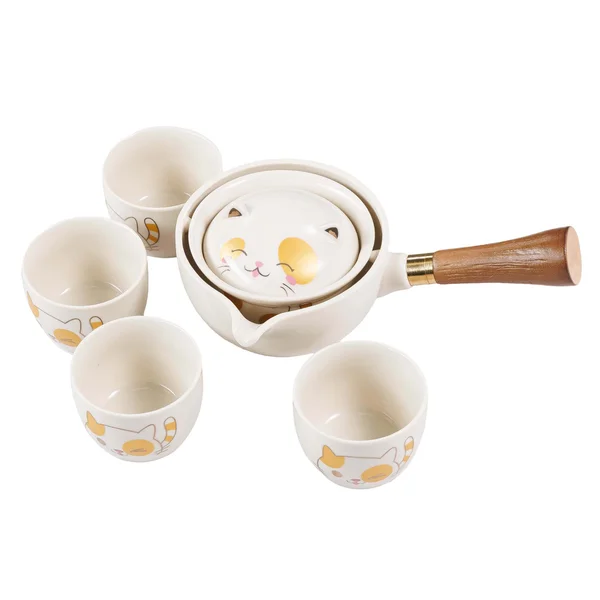 Дорожній набір посуду "Щасливий кіт" - 3