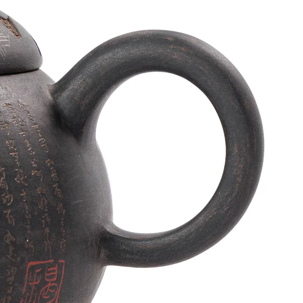 Чайник 180 мл "Мудрец под луной", цзяньшуйская керамика, мастер Чэнь Циминь - 10