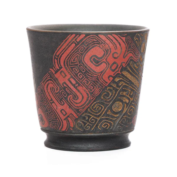 Пиала 50 мл «Мифический журавль», керамика Цзяньшуй, мастер Чэнь Цимин - 2