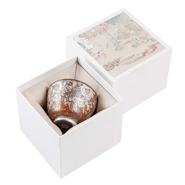 Піала 100 мл "Срібні квіти", кераміка - 9