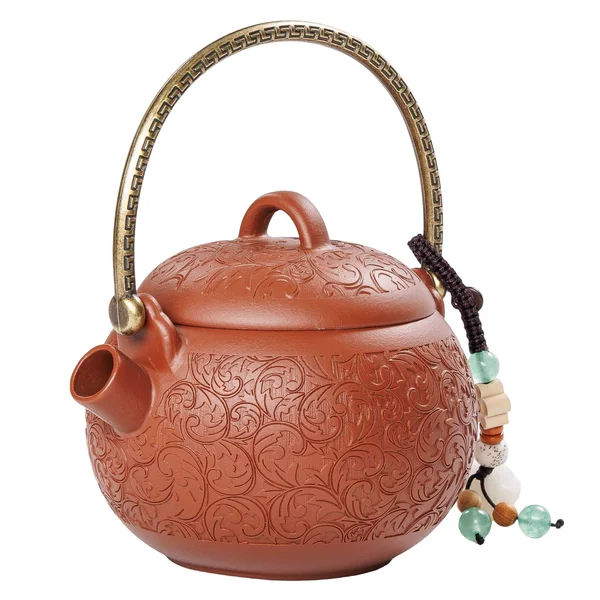 Чайник 200 мл "Цветущий сад", исинская глина - 4