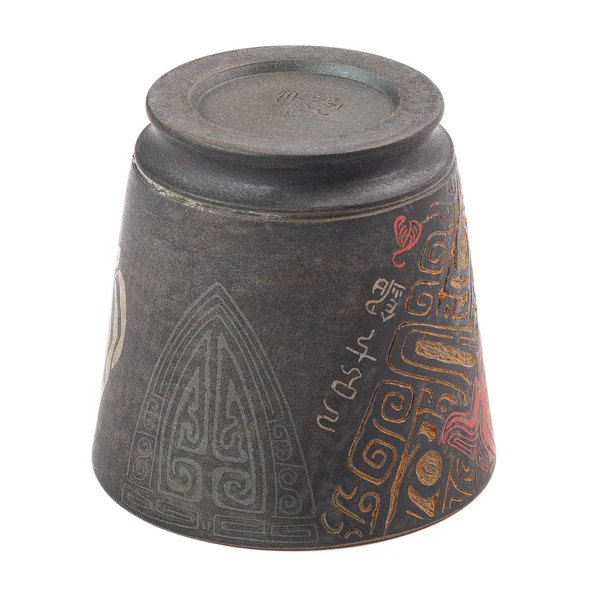 Пиала 50 мл «Мифический журавль», керамика Цзяньшуй, мастер Чэнь Цимин - 7