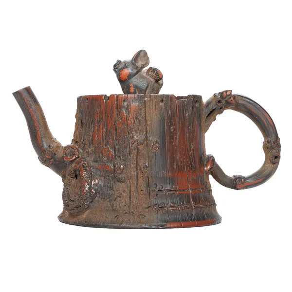 Чайник «Лис на пеньку» — Кераміка Цзяньшуй, майстер Фен Яо Чен, 200 мл