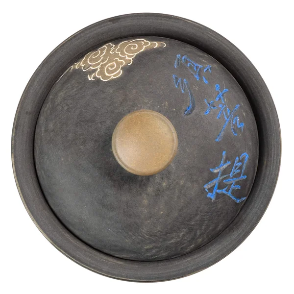 Гайвань 170 мл "Гуань Инь. Сутра Сердца", цзяньшуйская керамика, мастер Чжан Юэлун - 5