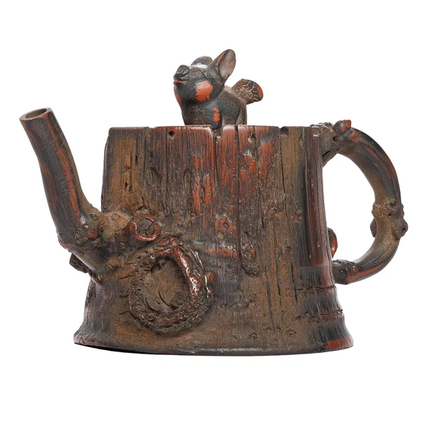 Чайник "Лис на старом пне", цзяньшуйская керамика, мастер Фэн Яо Чэн, 200 мл - 3
