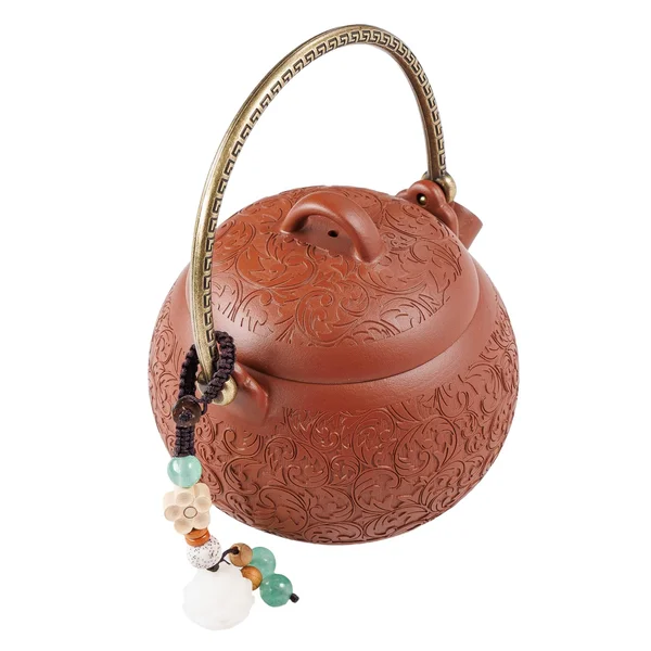 Чайник 200 мл "Цветущий сад", исинская глина - 5