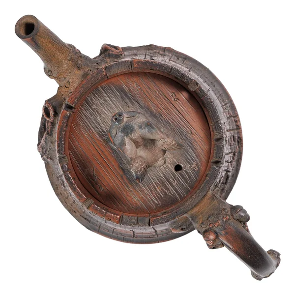 Чайник "Лис на старом пне", цзяньшуйская керамика, мастер Фэн Яо Чэн, 200 мл - 5