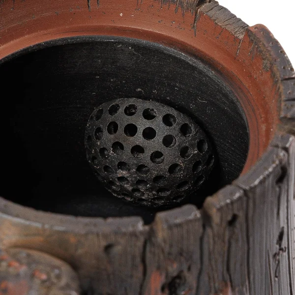 Чайник "Лис на старом пне", цзяньшуйская керамика, мастер Фэн Яо Чэн, 200 мл - 6