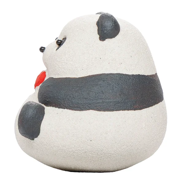 Чайна іграшка "Панда з серцем", ісинська глина - 6