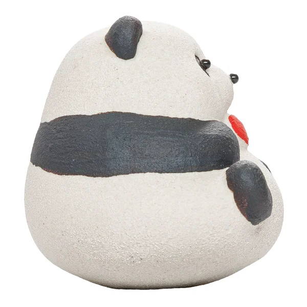 Чайна іграшка "Панда з серцем", ісинська глина - 7