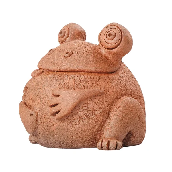 Фігурка "Жабеня", цзяньшуйська кераміка, майстер Фен Яо Чен - 6