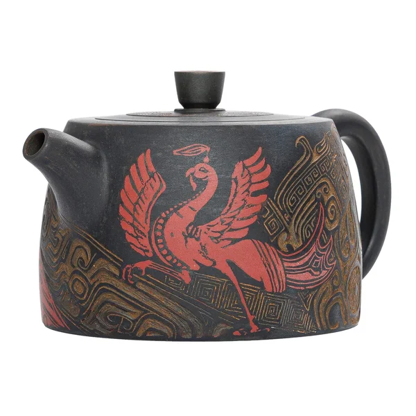 Чайник 160 мл "Дух Буйвола", цзяньшуйская керамика, мастер Чэнь Цимин - 3
