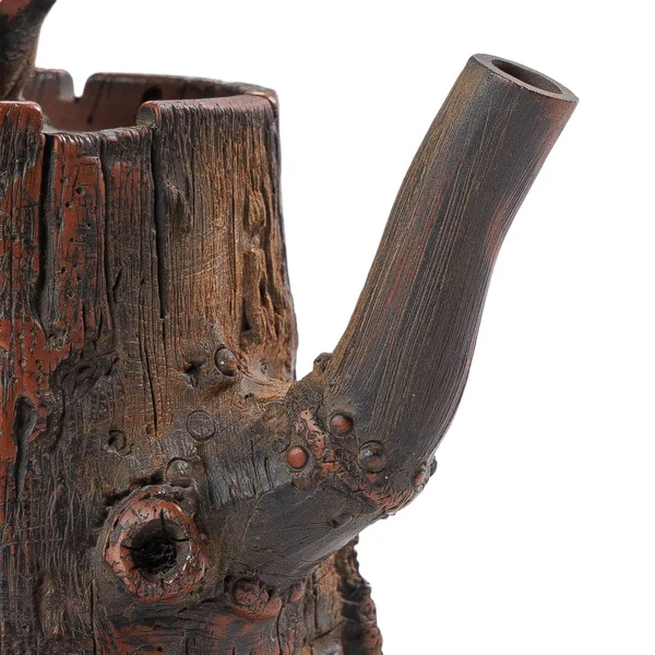 Чайник "Лис на старом пне", цзяньшуйская керамика, мастер Фэн Яо Чэн, 200 мл - 9