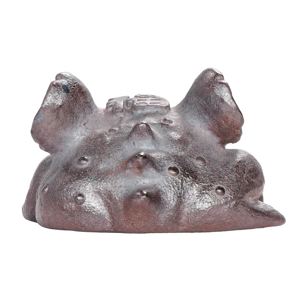 Фигурка "Жаба-дракон" (карбонизированная), цзяньшуйская керамика, мастер Фен Яо Чен - 3