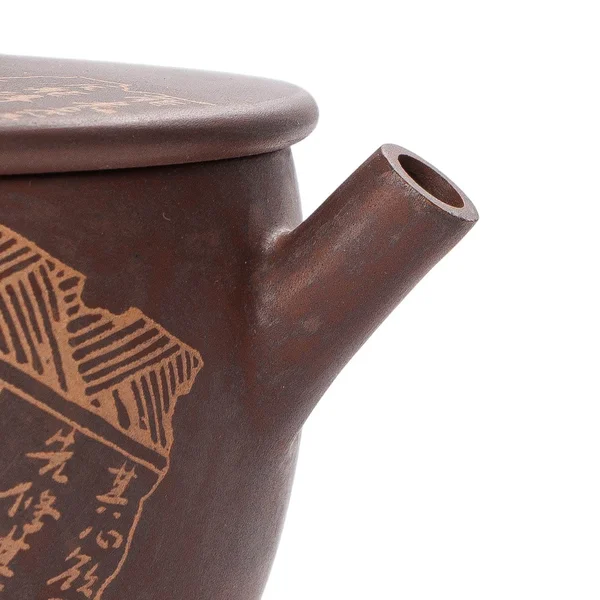 Чайник 180 мл "Горная Сутра", цзяньшуйская керамика, мастер Нун Бинцзе - 10