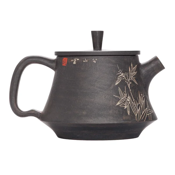 Чайник 150 мл "Тень бамбука", цзяньшуйская керамика, мастер Нун Бинцзе - 1