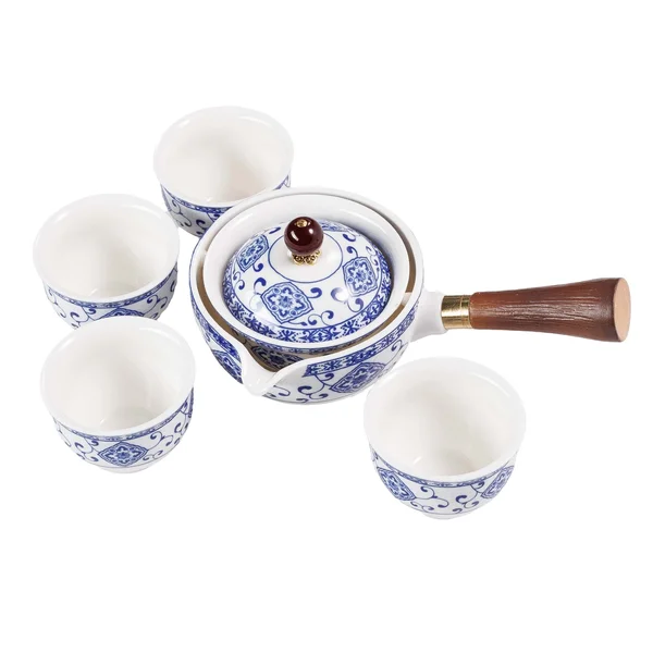 Дорожній набір посуду "Сині квіти" - 3