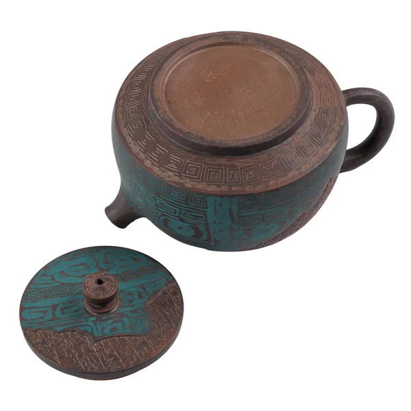 Чайник 230 мл "Бірюзовий Таоте", цзяньшуйська кераміка, майстер Нун Бінцзе - 9